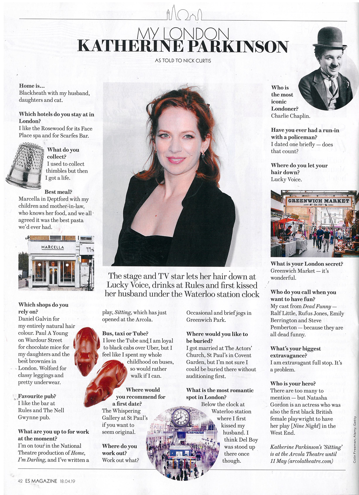 ES magazine my london katherine parkinson