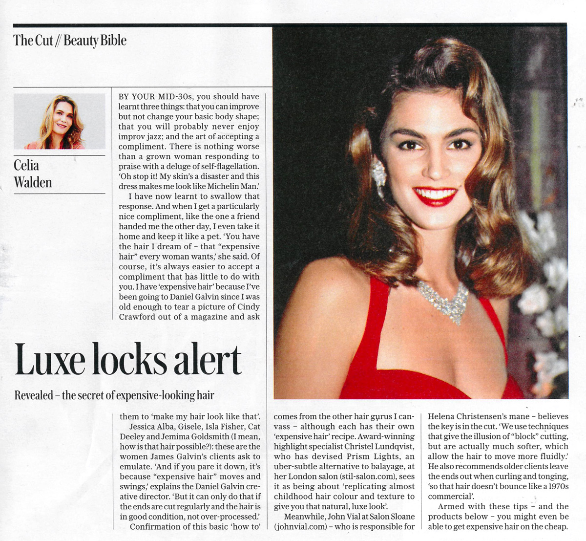 The Telegraph Magazine Luxe Locks Alert