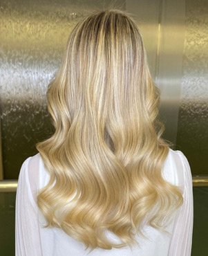 blonde tape extensions