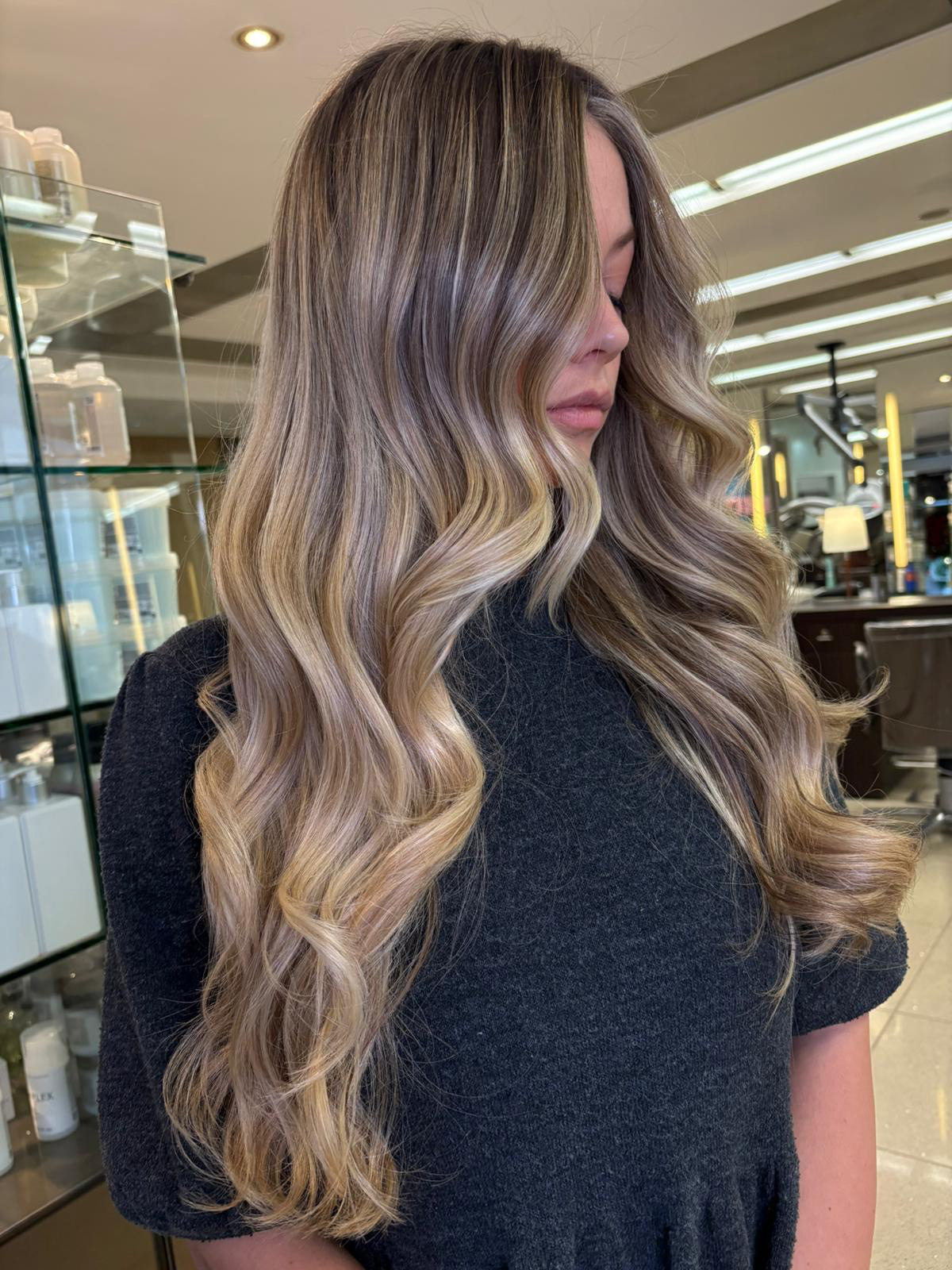 hair colour special offer blonde model